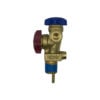 Refrigerant Valve Dual Port 400 PSI 3/4" MPT Fittings DipTube Included