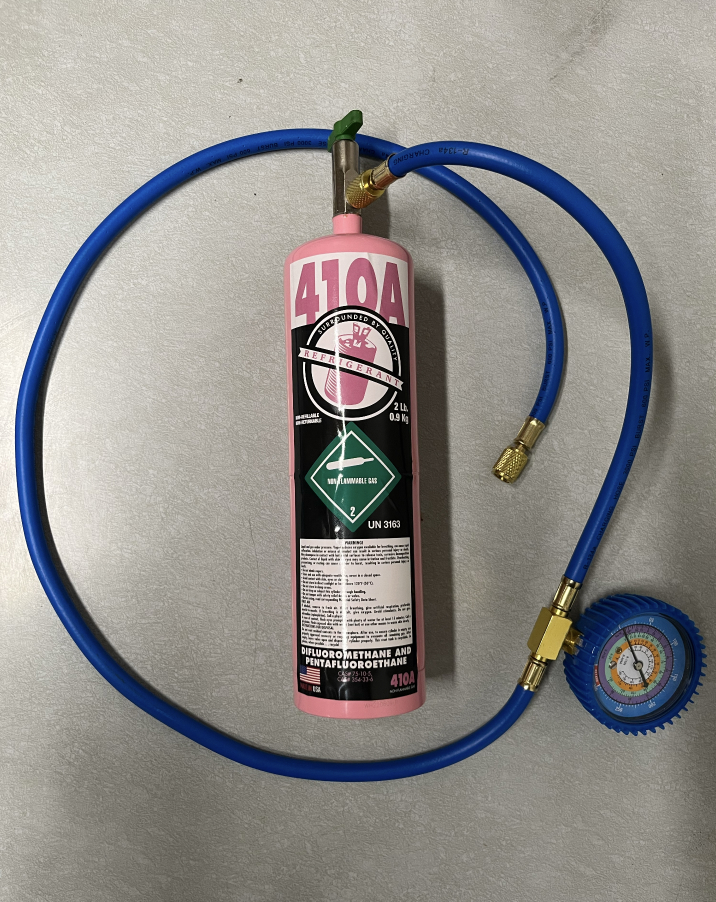 R410A Refrigerant Refill Kit (Includes Canister, Hose for 5/16 in